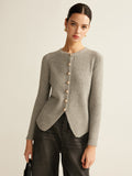 Elsvira Front Split Knit Cardigan