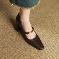 Marlene - Elegant Leather Pumps