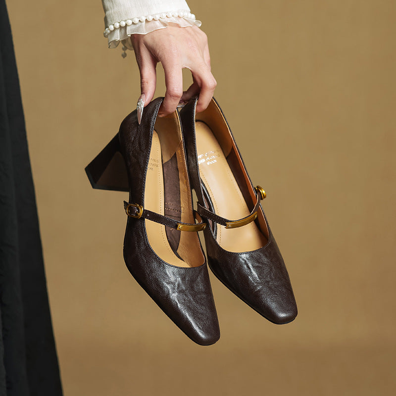 Marlene - Elegant Leather Pumps
