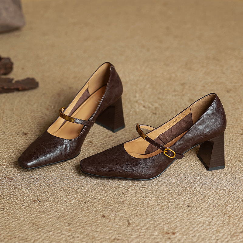 Marlene - Elegant Leather Pumps