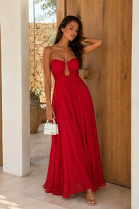 Gianna – Sweetheart Neck Maxi Dress