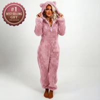 Gillian - Ultra-Soft Teddy Hoodie Suit