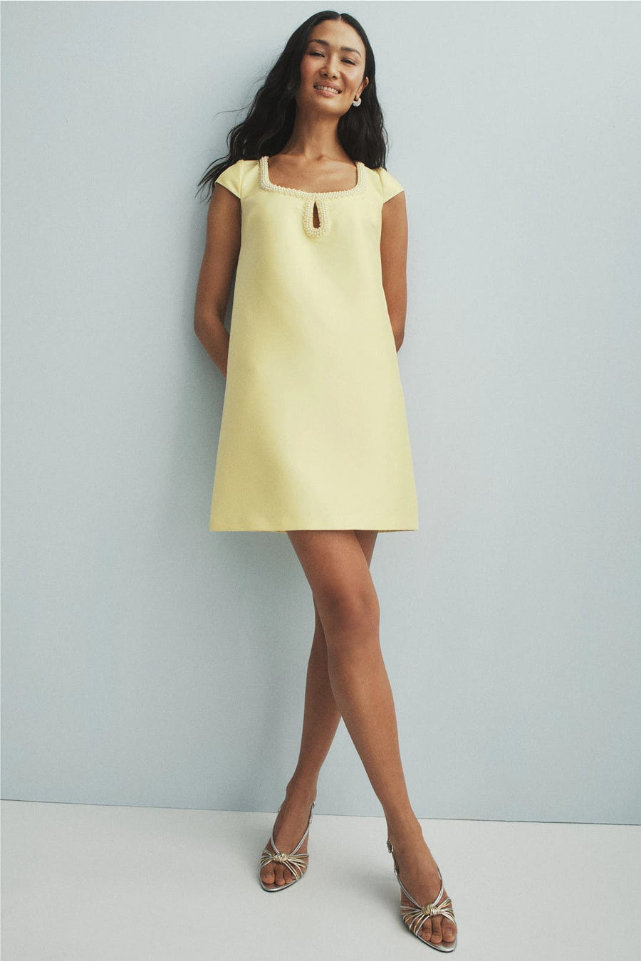 Beaded Scoop Dress