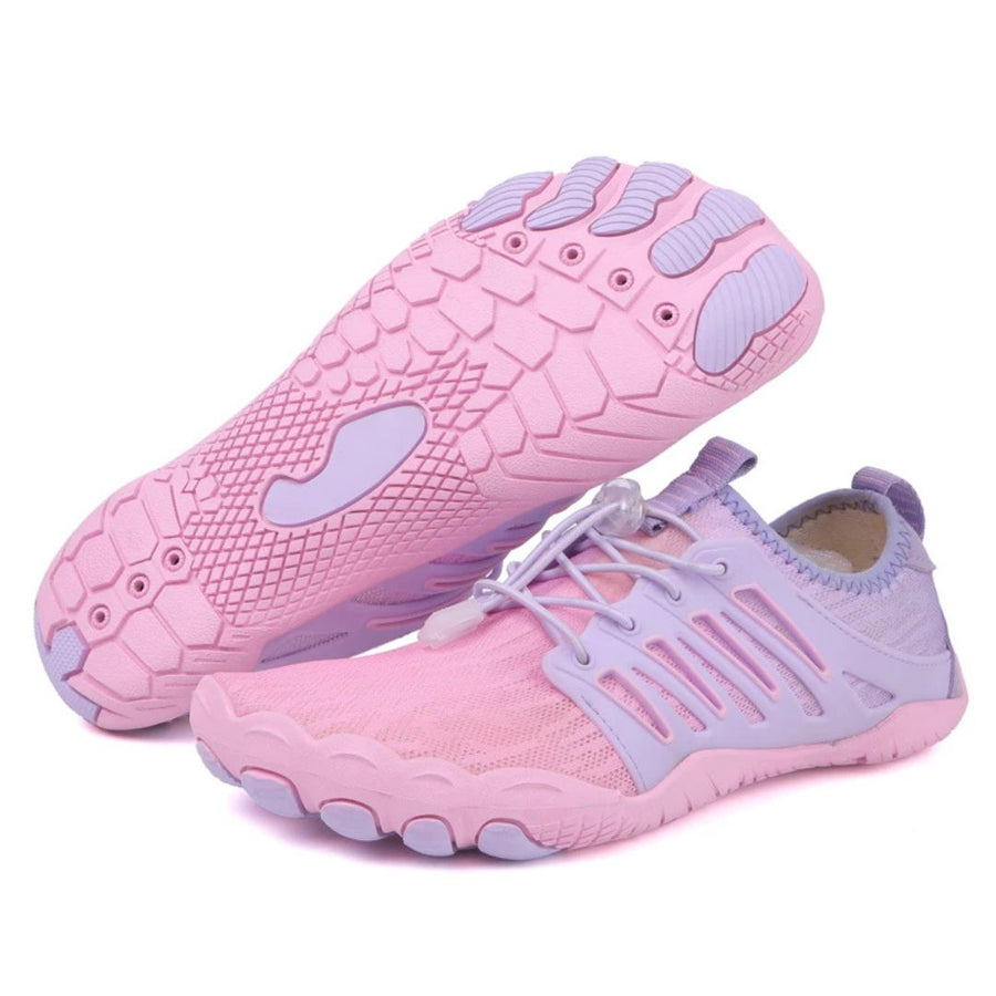 Hunter | Mens Lightweight Breathable Barefoot Walking Shoes Pink