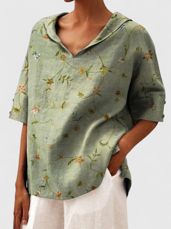 Roanne | Elegant Top Green