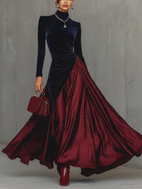 Posy – Velvet & Satin Gown