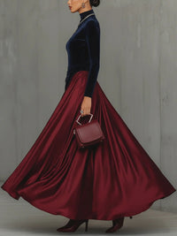 Posy – Velvet & Satin Gown