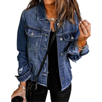 Luce - Distressed Boyfriend Denim Jacket