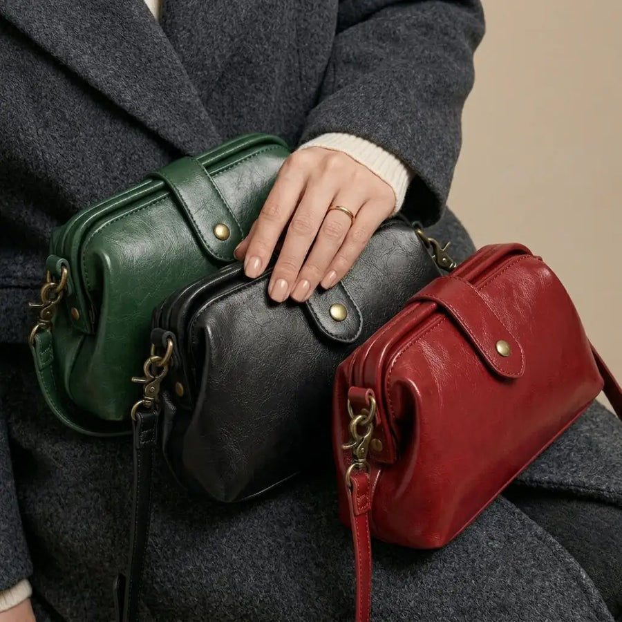 Amity – Vintage Green Handbag