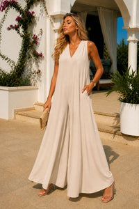 Savannah – Sleeveless Palazzo Jumpsuit