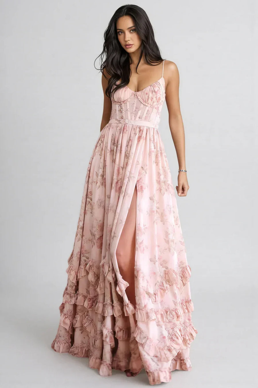 Norah – Flowing Boho Maxi Dress