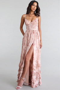 Norah – Flowing Boho Maxi Dress