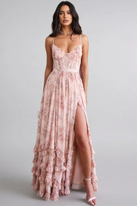 Norah – Flowing Boho Maxi Dress