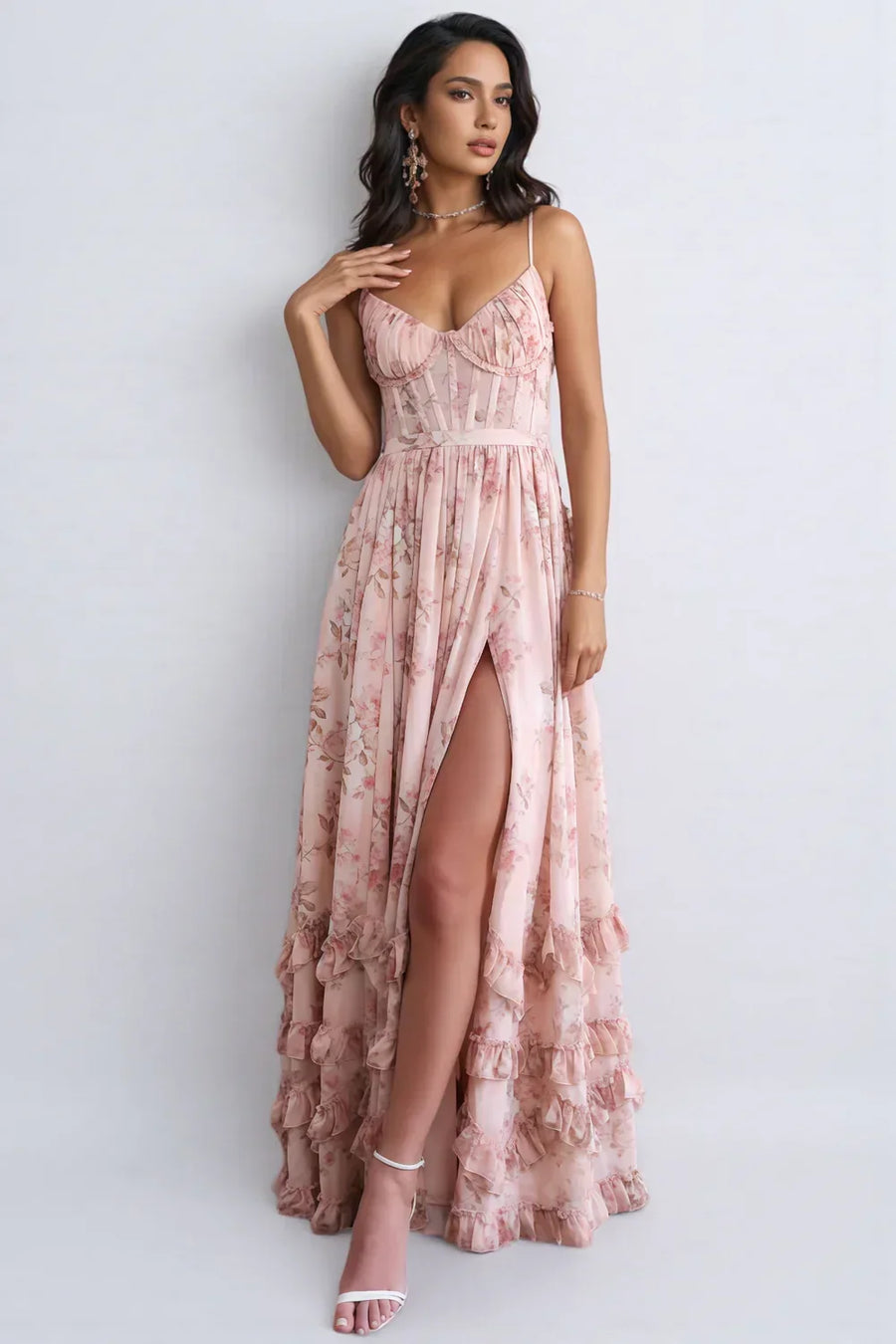 Norah – Flowing Boho Maxi Dress