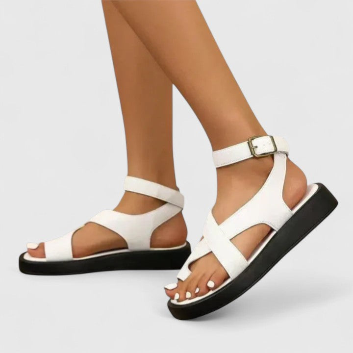Maeve | Orthopedic Sandals White