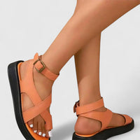 Maeve | Orthopedic Sandals Red-Orange
