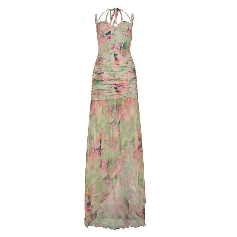 Carla Floral Elegant Maxi Dress