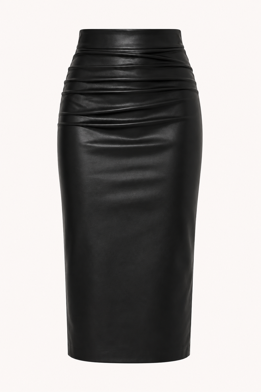 Siglinde PU Midi Skirt