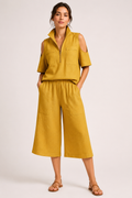 Irmela Blouse and Wide-Leg Pants Set