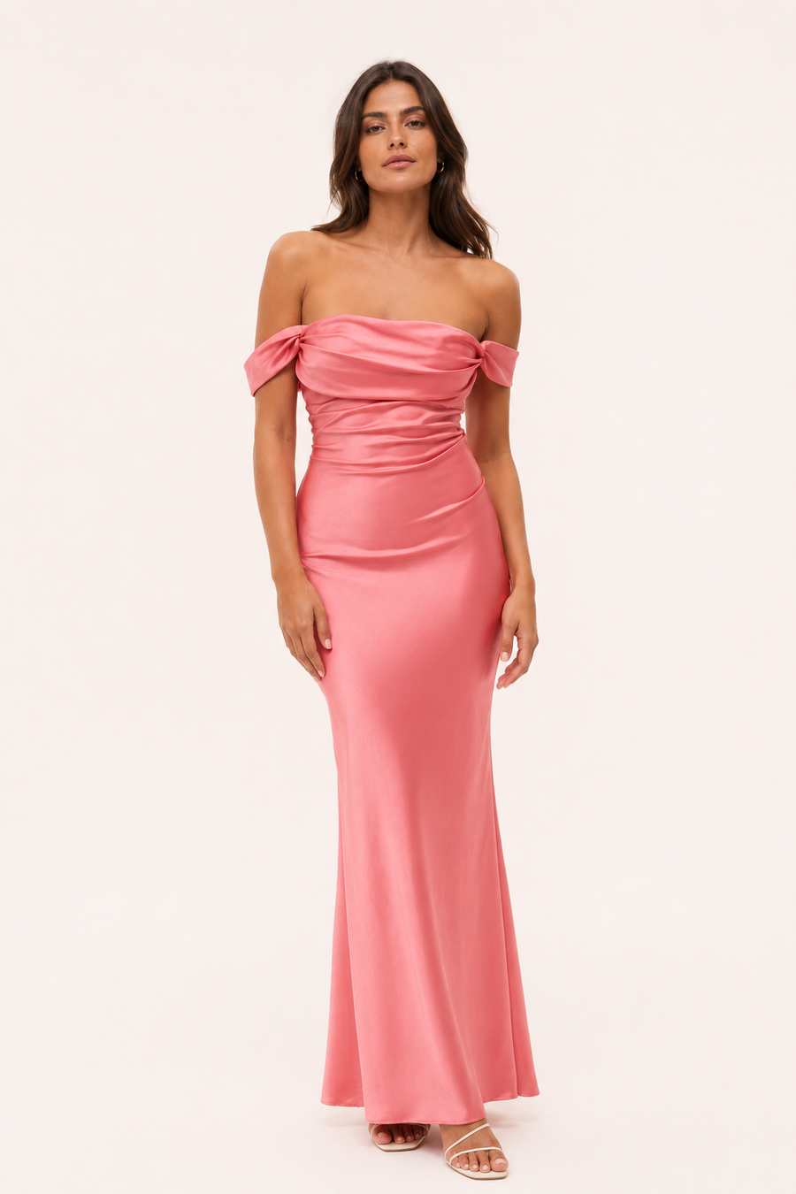 Wendela Bardot Maxi Dress