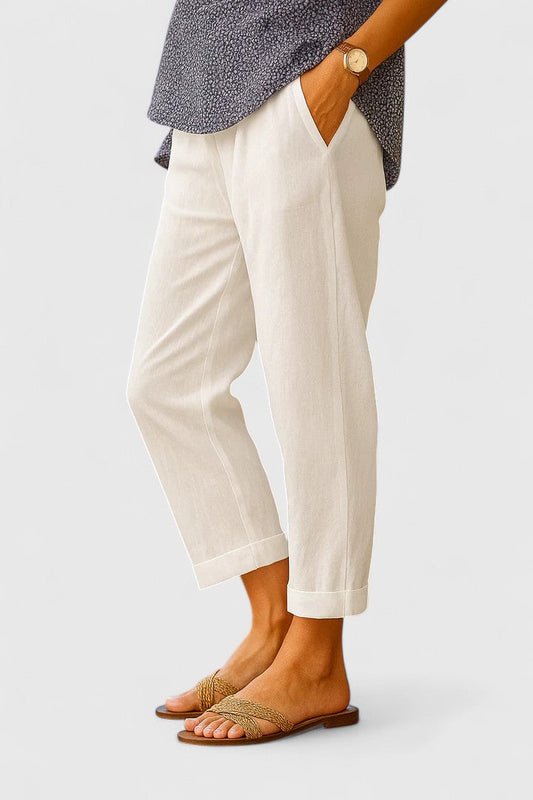 Marivela | Elegant Pants White