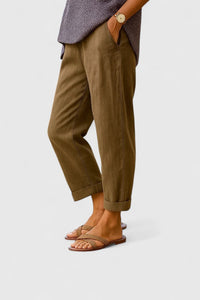 Marivela | Elegant Pants Khaki