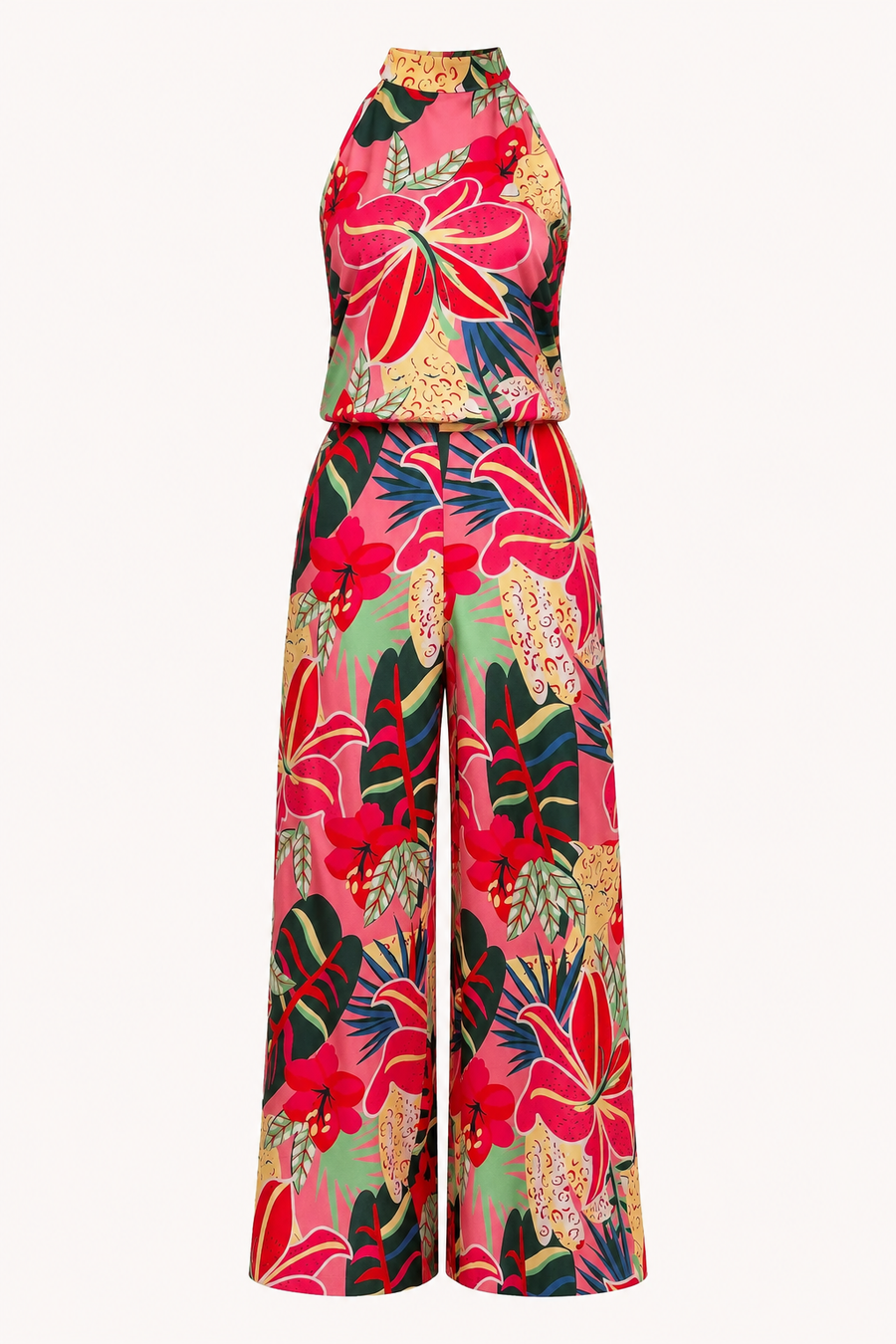 Syrie Floral Wide-Leg Pants Set