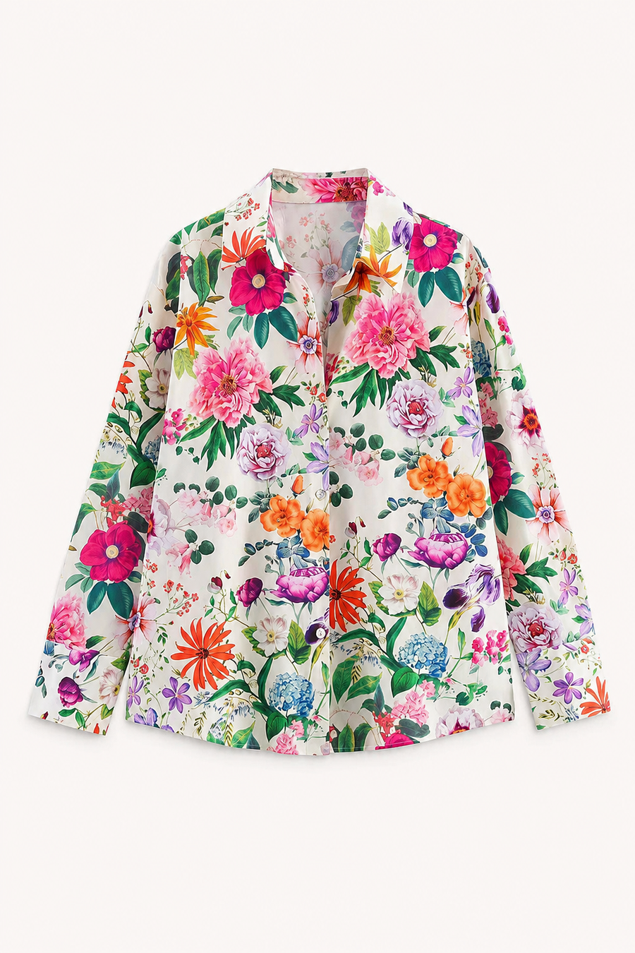Katrin Floral Long-Sleeve Blouse