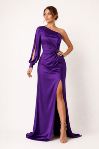 Hanna One-Shoulder Maxi Dress