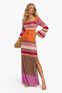 Sophie Open-Knit Maxi Beach Dress