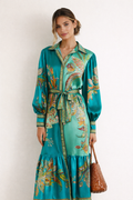 Daniela Boho Print Midi Dress