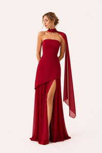 Sabine High-Slit Maxi Dress