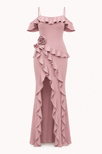 Gisela Ruffle Maxi Dress