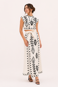 Rita Embroidered Skirt Set