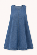 Elske Sleeveless Denim Mini Dress