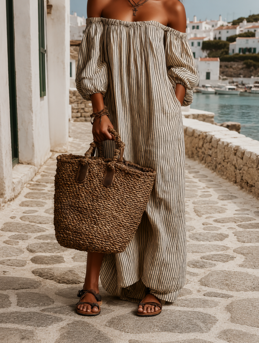 Kallista – Mediterranean Pregonda Flowing Maxi Dress