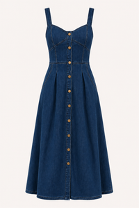 Brigitte Denim Midi Dress