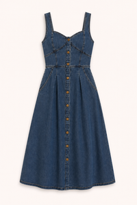 Brigitte Denim Midi Dress