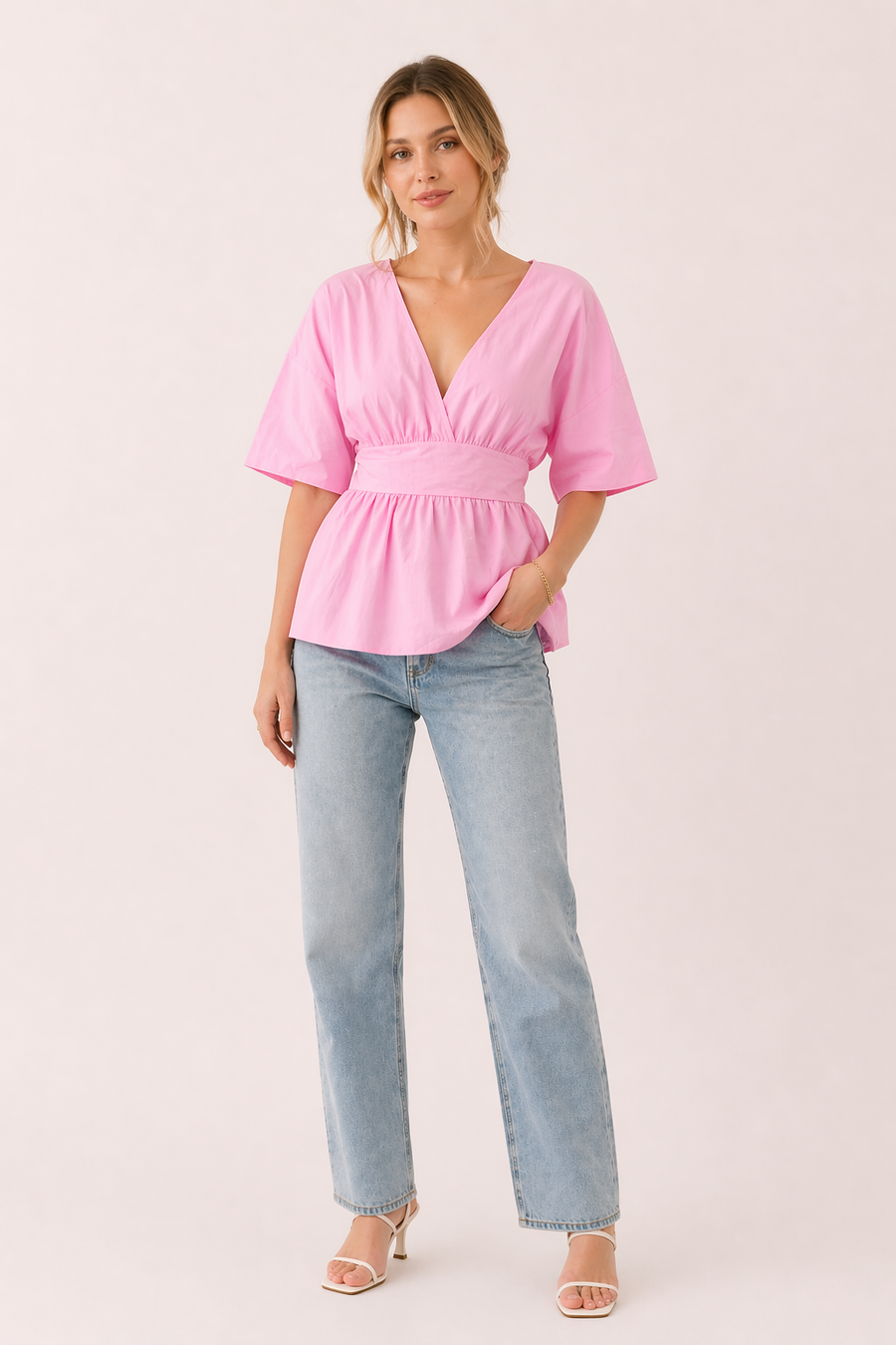 Natalia V-Neck Blouse