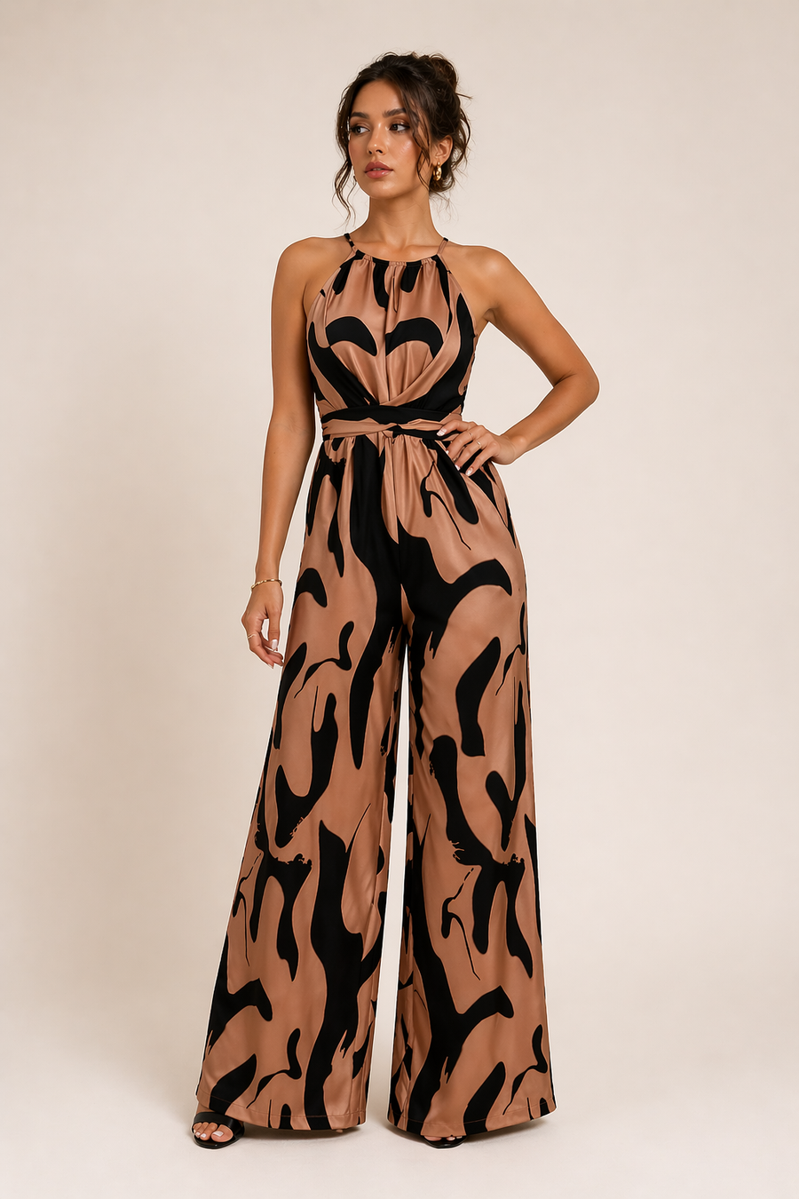 Gabriela Halter Wide-Leg Jumpsuit