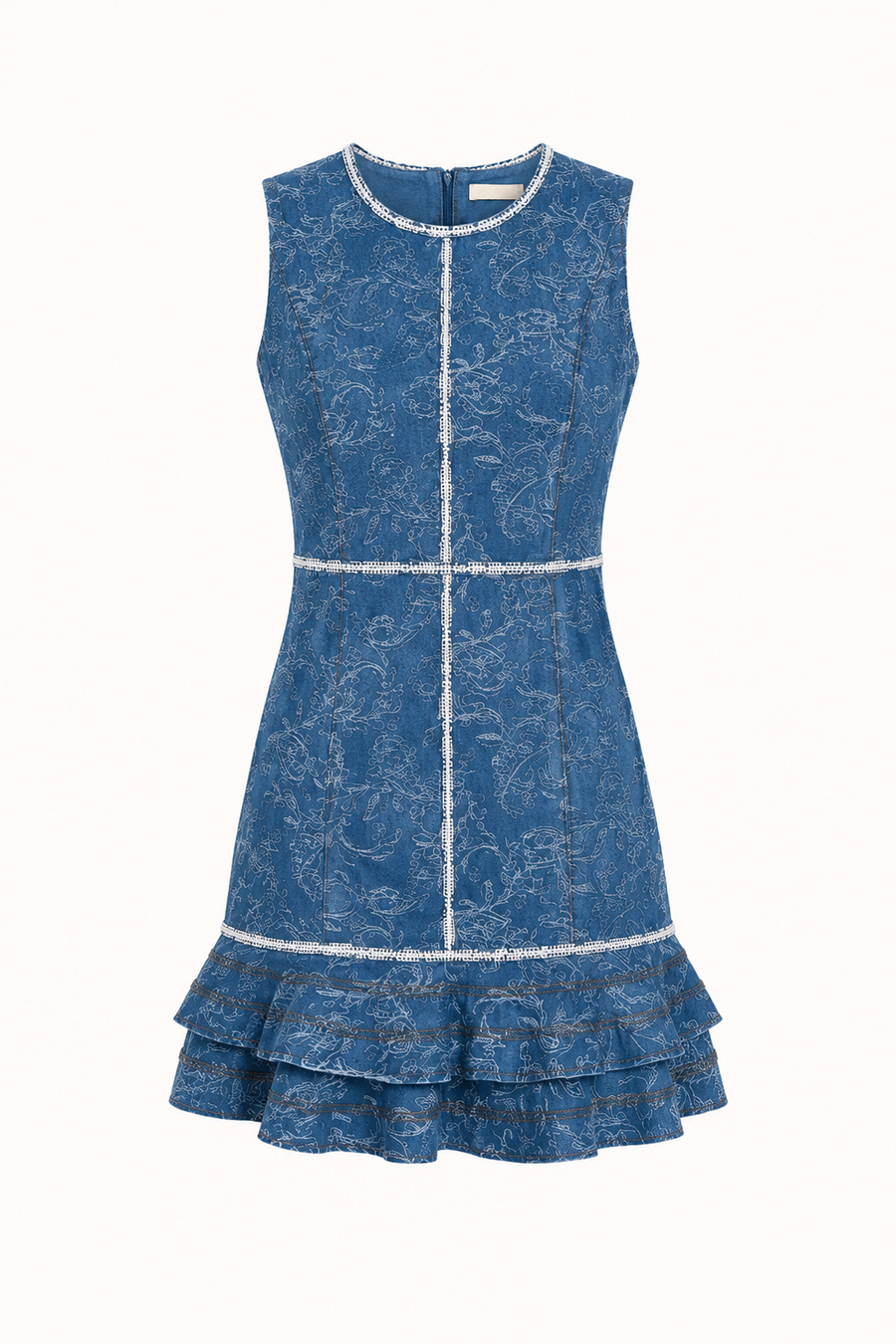 Gerlind Printed Denim Mini Dress