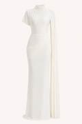 Mirna High-Neck Maxi Dress