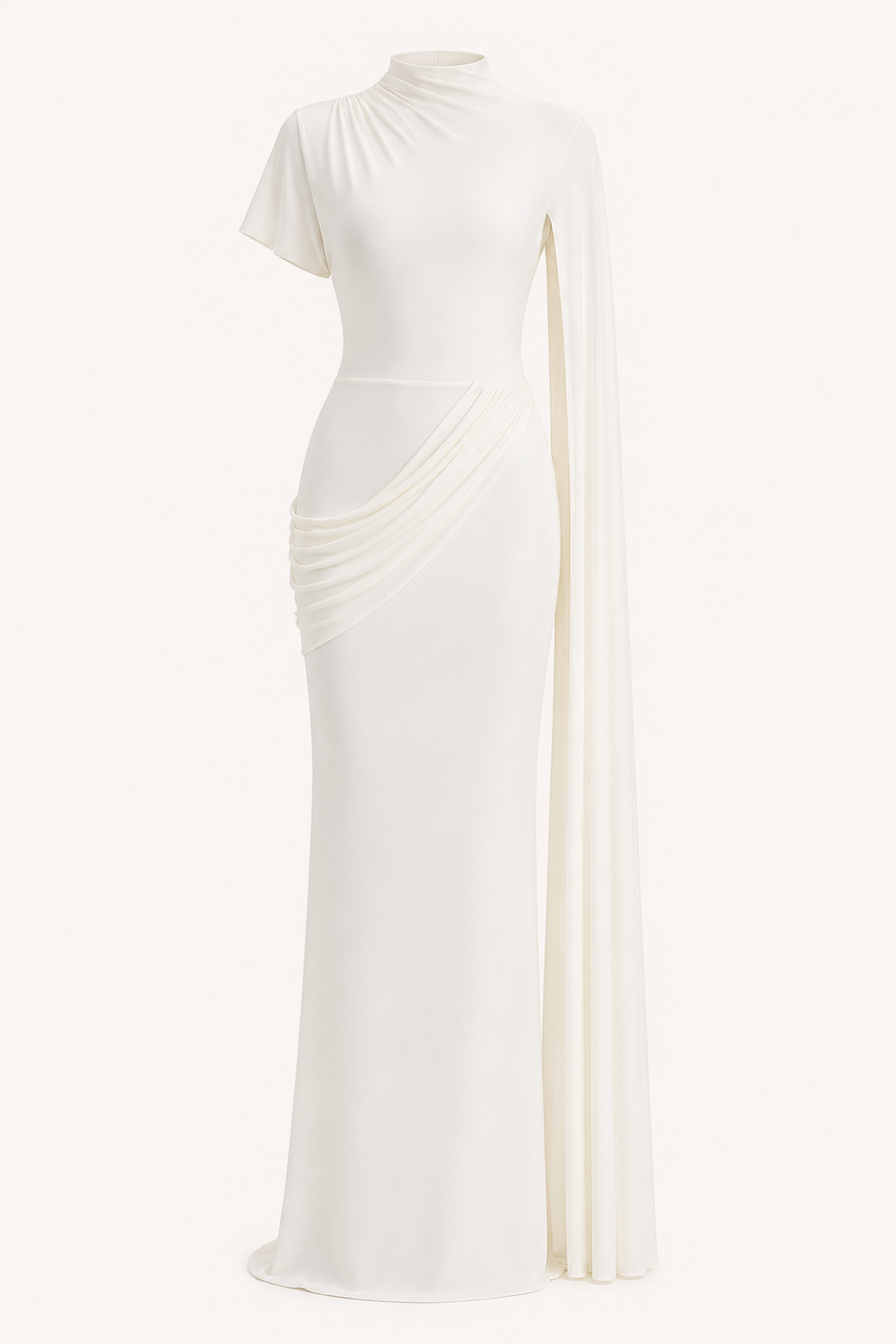 Mirna High-Neck Maxi Dress