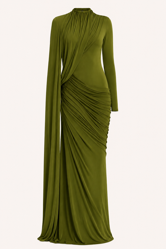 Gisela Long-Sleeve Maxi Dress