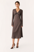 Ottilie Polka Dot Midi Dress