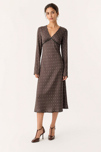 Ottilie Polka Dot Midi Dress