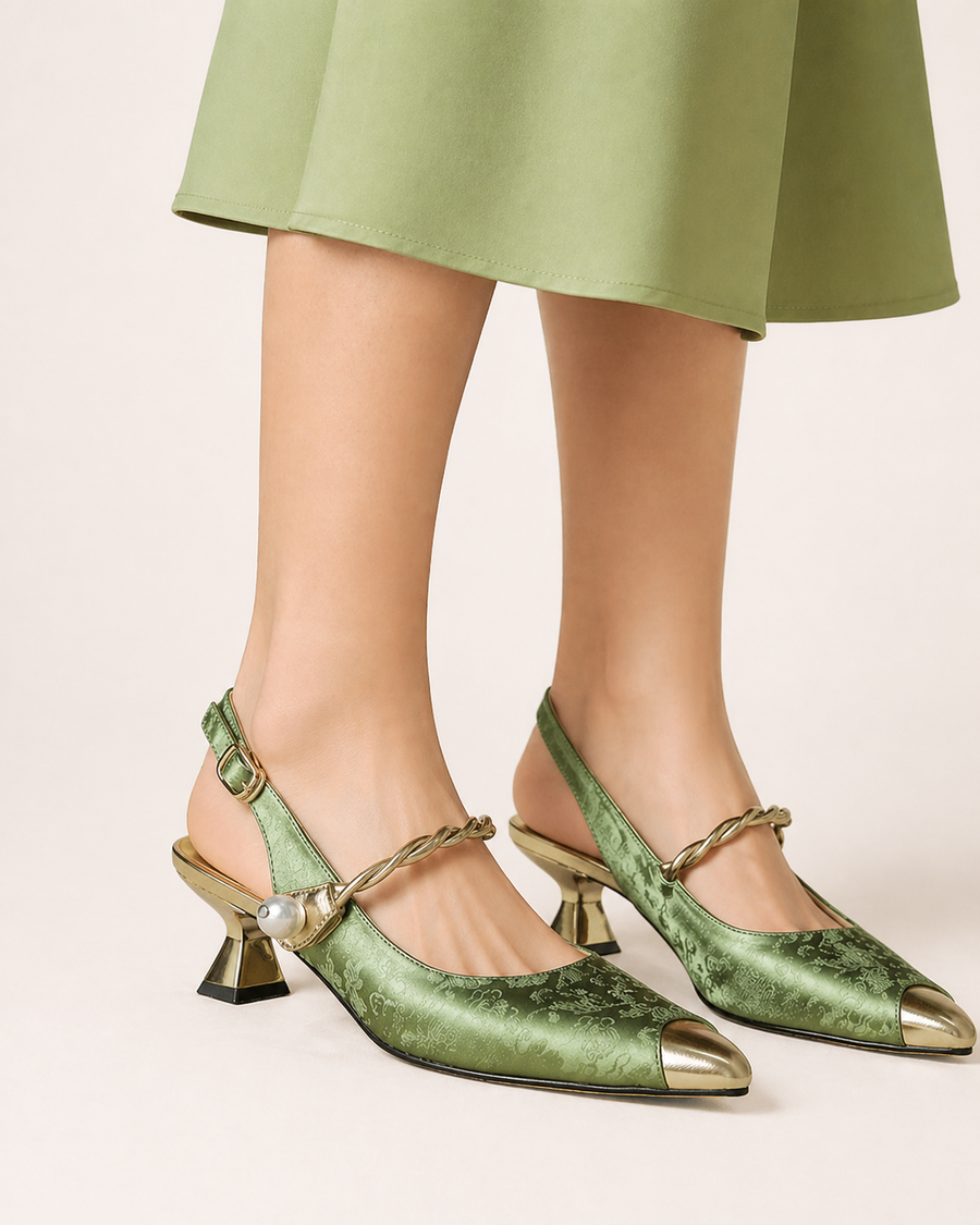 Loaiza Strap Low Heel Shoes