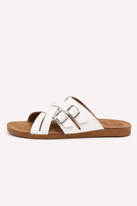 Klara Double-Buckle Platform Sandals