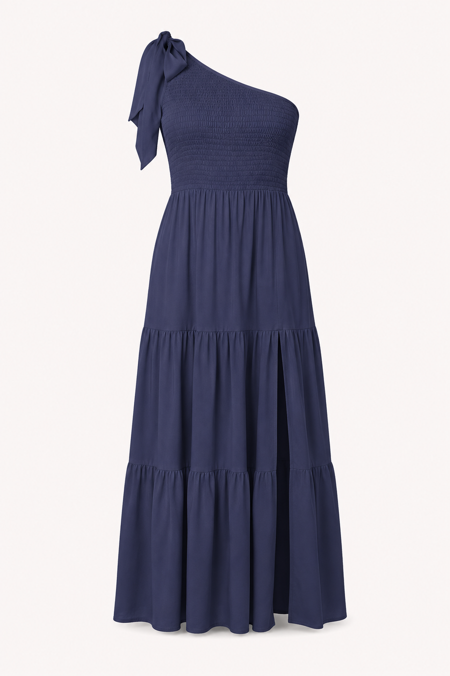Karla One-Shoulder Bow Maxi Dress