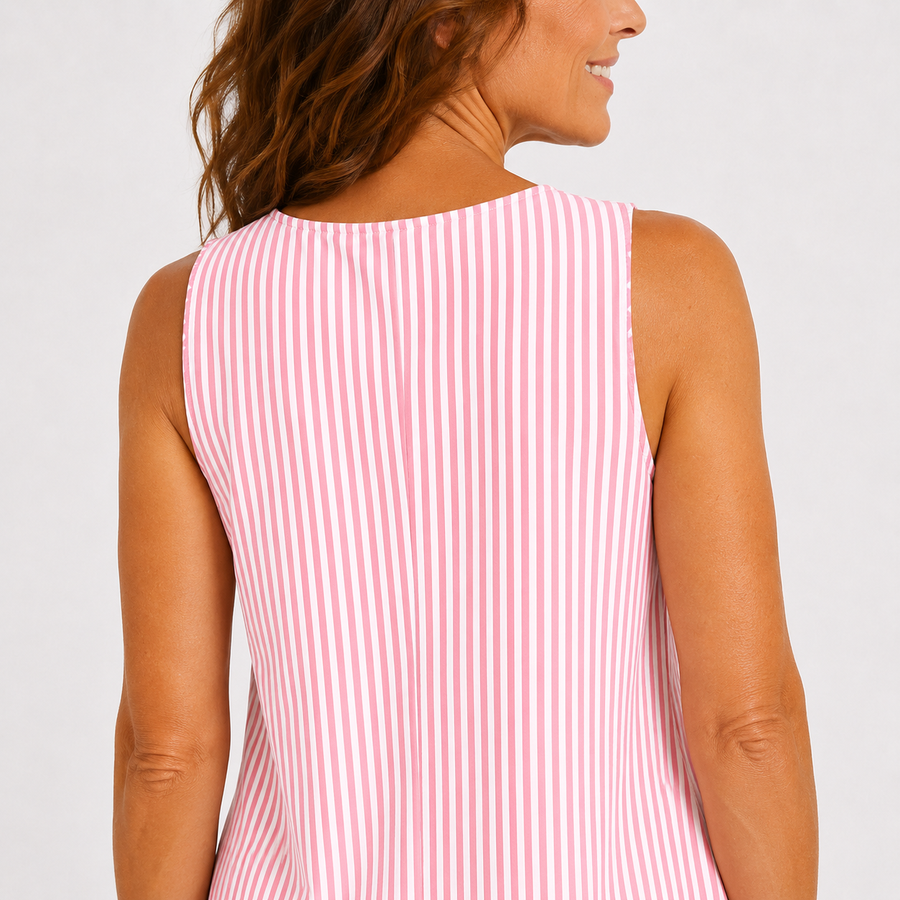Florence – Relaxed Striped Pinafore Dress